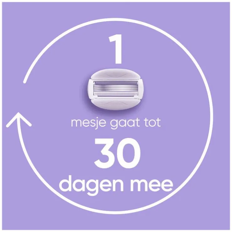 Heren Gillette Venus ComfortGlide Breeze Navulmesjes 4 Stuks
