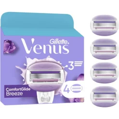 Heren Gillette Venus ComfortGlide Breeze Navulmesjes 4 Stuks