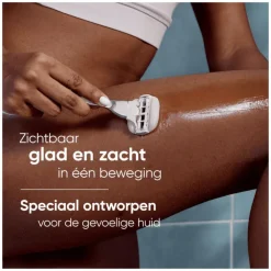 Heren Gillette Venus Pro ComfortGlide Sensitive Scheersysteem 5 Blades + 1 Navulmesjes