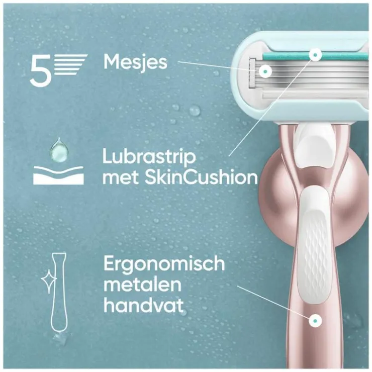 Heren Gillette Venus Pro Smooth Sensitive Navulmesjes 14 Stuks