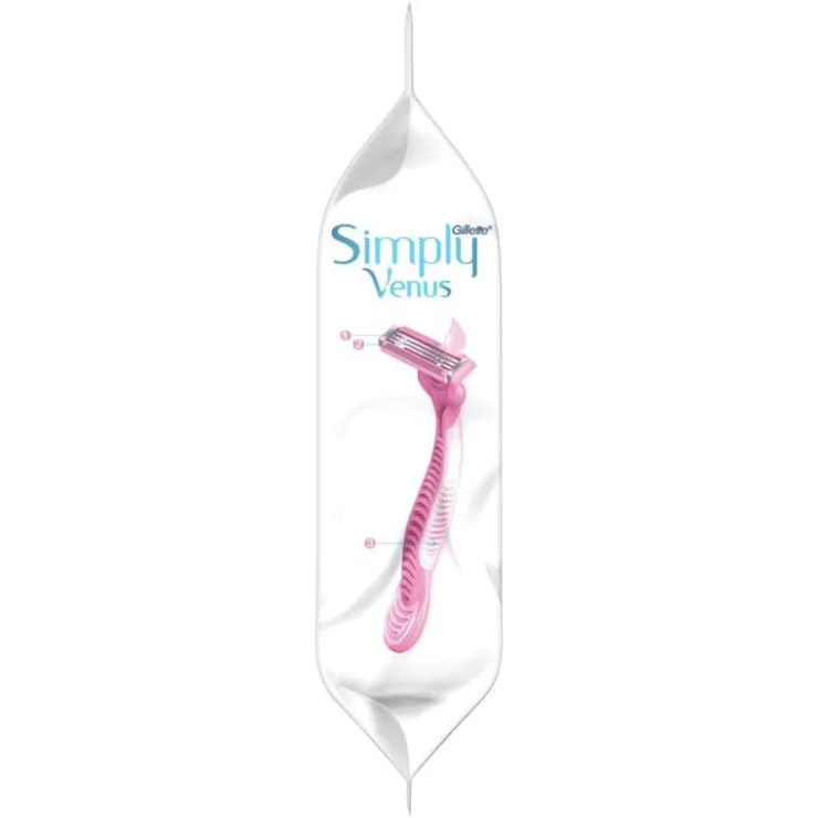 Heren Gillette Venus Simply 3 Wegwerpmesjes 12 Suks