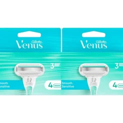 Heren Gillette Venus Smooth Navulmesjes Duopak 8 stuks