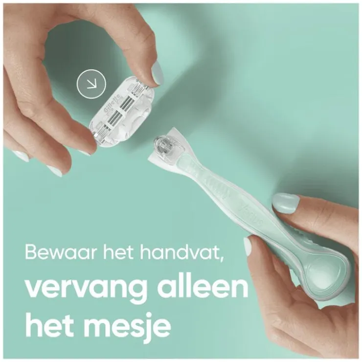 Heren Gillette Venus Smooth Navulmesjes 4 Stuks