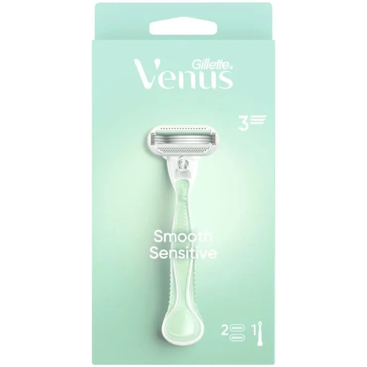 Heren Gillette Venus Smooth Sensitive Scheersysteem