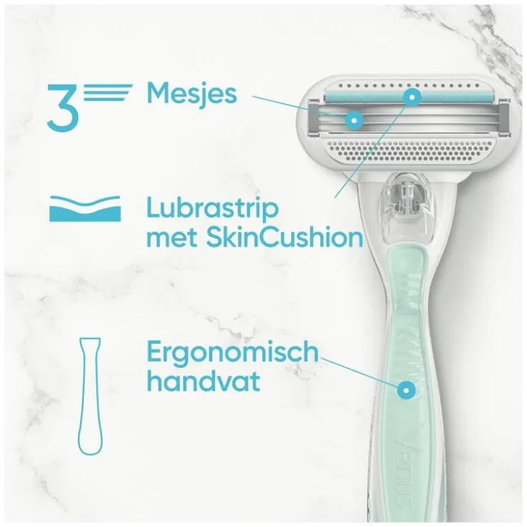 Heren Gillette Venus Smooth Sensitive Scheersysteem