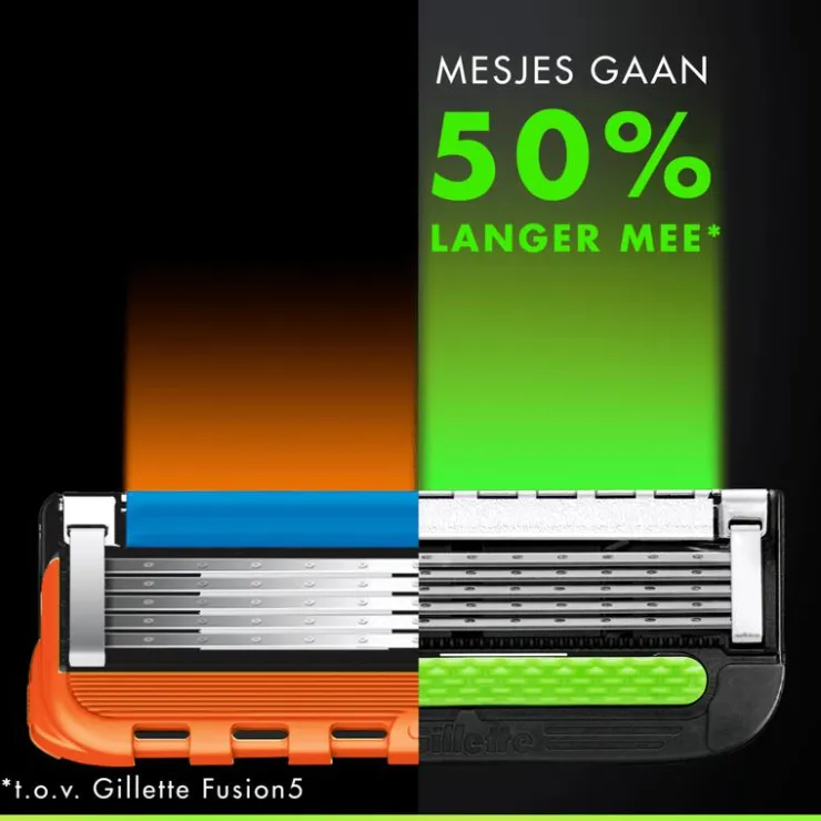 Heren Gillette Labs Navulmesjes 4 Stuks