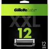 Heren Gillette Labs Navulmesjes 12 Stuks