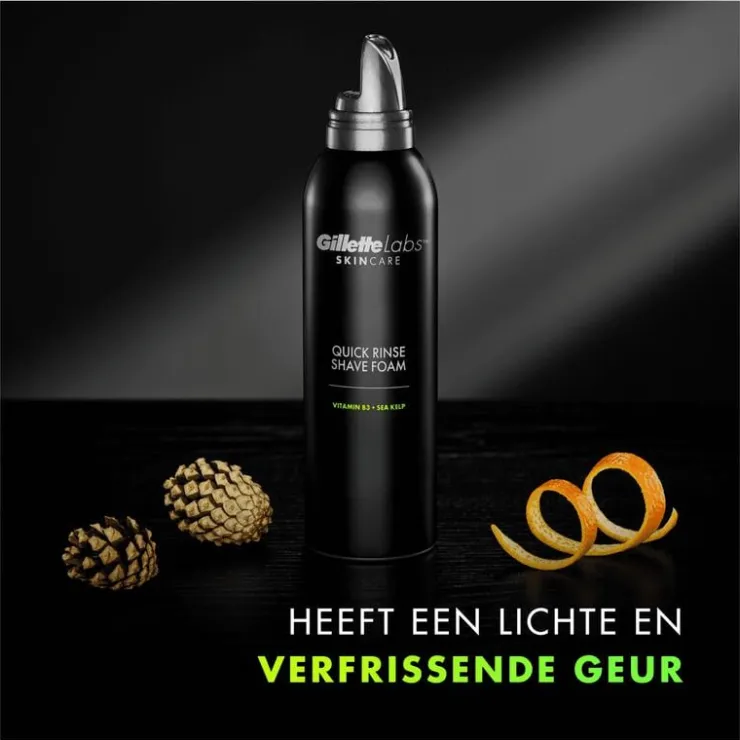 Heren Gillette Labs Scheerschuim Snel Afspoelbaar 240 ML