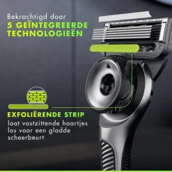 Heren Gillette Labs Scheersysteem 1 Handvat Met 1 Navulmesje