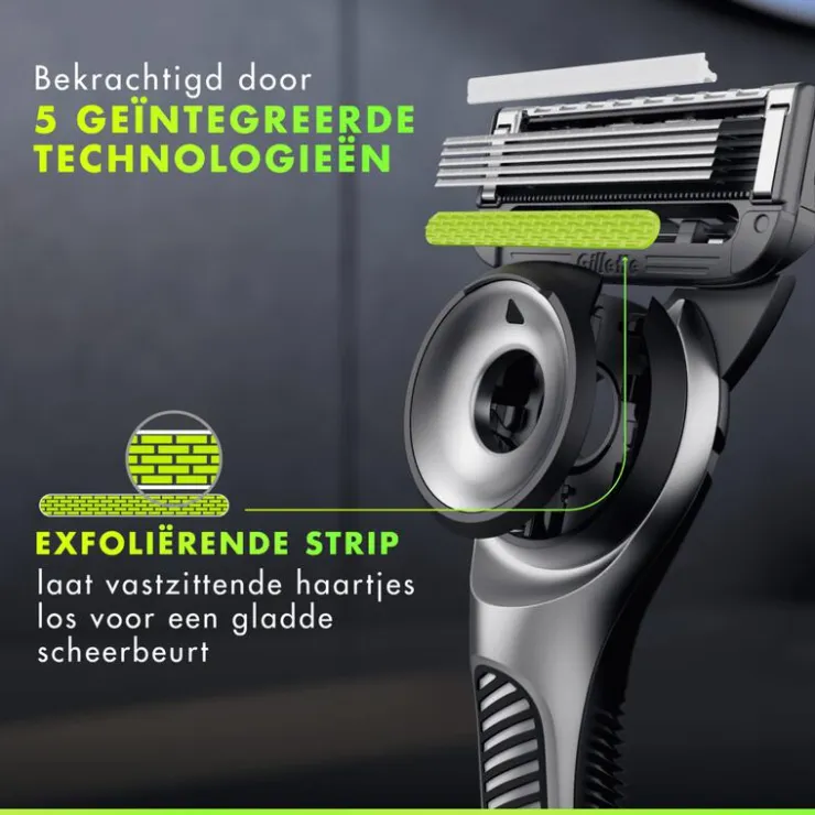 Heren Gillette Labs Scheersysteem 1 Handvat Met 1 Navulmesje
