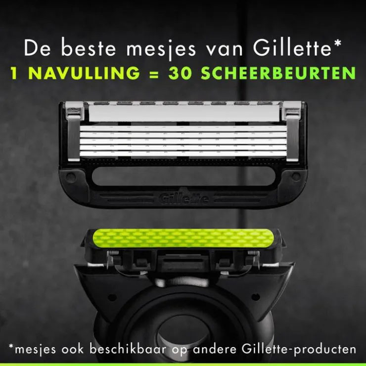 Heren Gillette Labs Scheersysteem 1 Handvat Met 1 Navulmesje