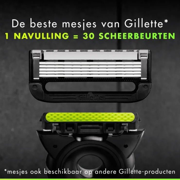 Heren Gillette Labs Scheersysteem 1 Handvat Met 1 Navulmesje En Muurhanger