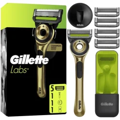 Heren Gillette Labs Scheersysteem Champion Gold met 5 Navulmesjes