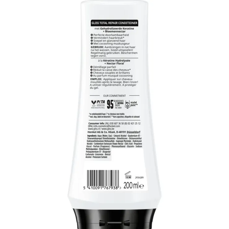 Gliss Total Repair Conditioner 200ml