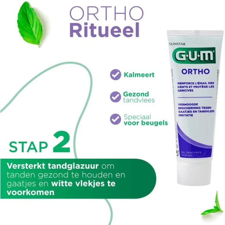 Gum Ortho Tandpasta 75 ml