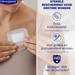 Hansaplast Sensitive XL Eilandpleister 5 stuks