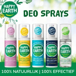 Happy Earth 100% Natuurlijke Jasmine Ho Wood Deodorant Spray 100 ML