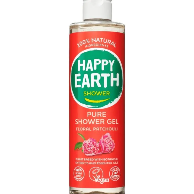 Happy Earth 100% Natuurlijke Shower Gel Floral Patchouli