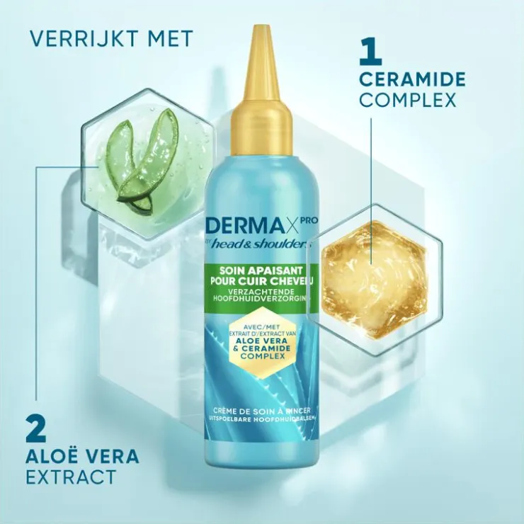 Head and Shoulders Head & Shoulders Derma X Pro Kalmeert Hoofdhuidbalsem Anti-roos 145 ML