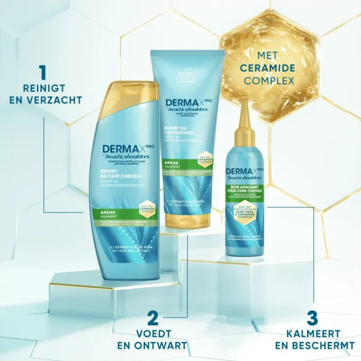 Head and Shoulders Head & Shoulders Derma X Pro Kalmeert Hoofdhuidbalsem Anti-roos 145 ML