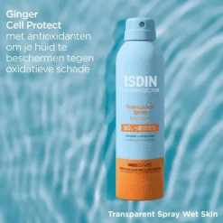 ISDIN Fotoprotection Transparant Spray Wet Skin SPF30 - 250ML