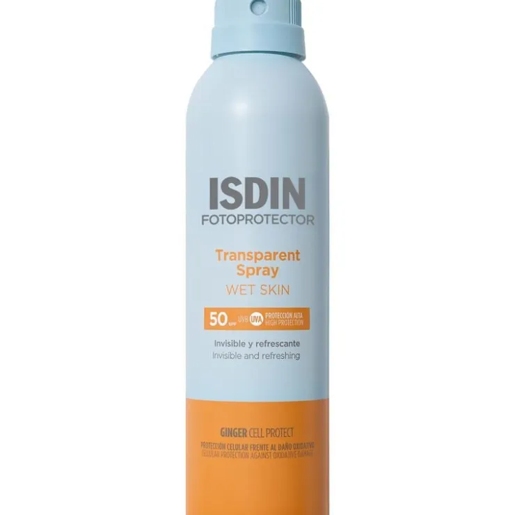 ISDIN Transparent Zonnebrand Spray Wet Skin SPF50 250 ML