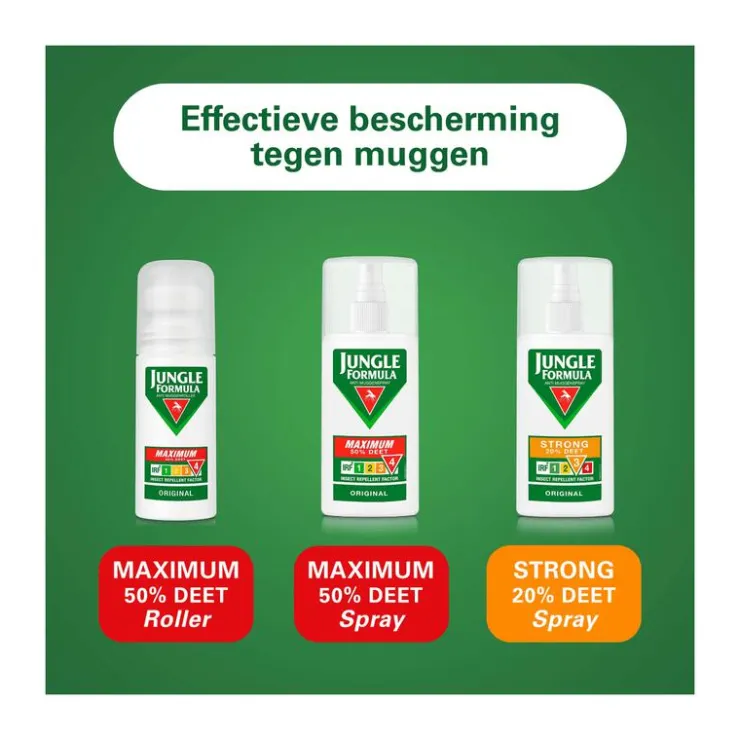 Jungle Formula Anti Muggenroller Maximum 50% DEET 50 ML