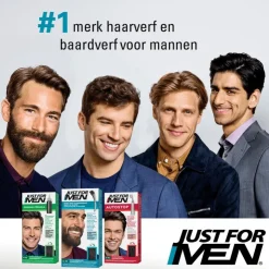 Heren Just For Men Snor & Baard Zwart M55