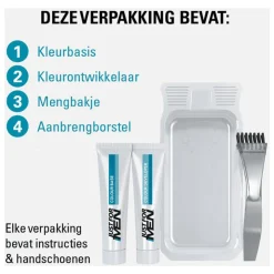 Heren Just For Men Snor & Baard Donkerbruin M45