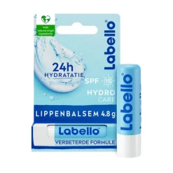 Labello Hydro Care Lippenbalsem 24u Hydratatie SPF15 1 Stuk