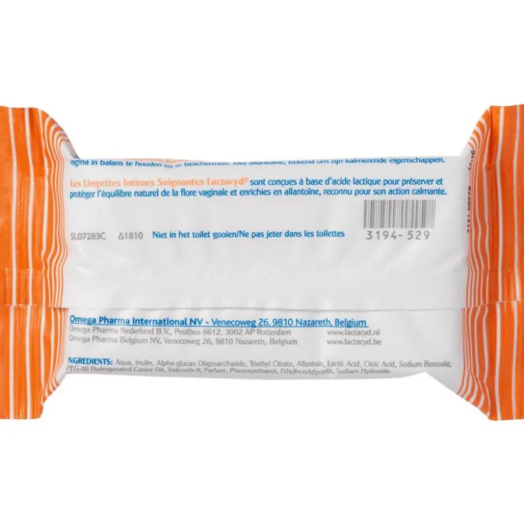 Lactacyd Reinigende Verzorgende Intiem Tissues 15 Stuks