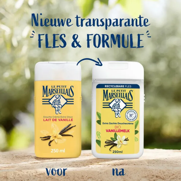 Le Petit Marseillais Bio Vanilla Milk Douchecrème 250 ML
