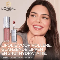 L'Oréal Paris Lip Plumper Plump Ambition Lipgloss - Nude -