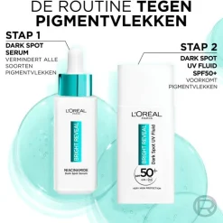 L'Oréal Paris L'Oréal Bright Reveal Dark Spot UV Fluid Moisturizer met SPF50 50ML