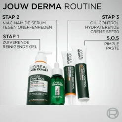 Heren L'Oréal Paris L'Oréal Men Expert Derma Control Dagcrème SPF30 40 ML