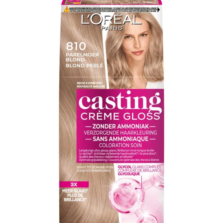 L'Oréal Paris L’Oréal Paris Casting Crème Gloss 810 Parelmoer Blond