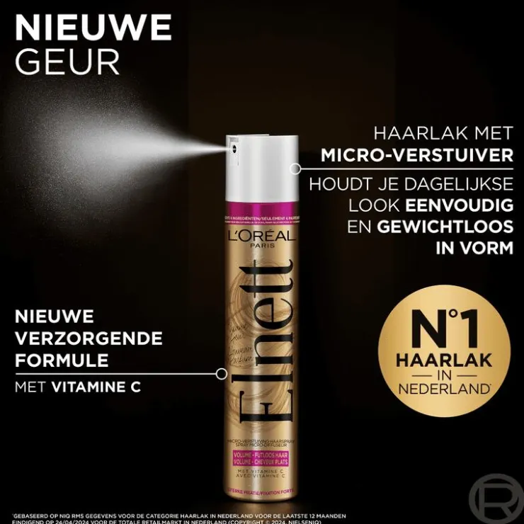 L'Oréal Paris Elnett Satin Volume Haarspray Mini 75 ML