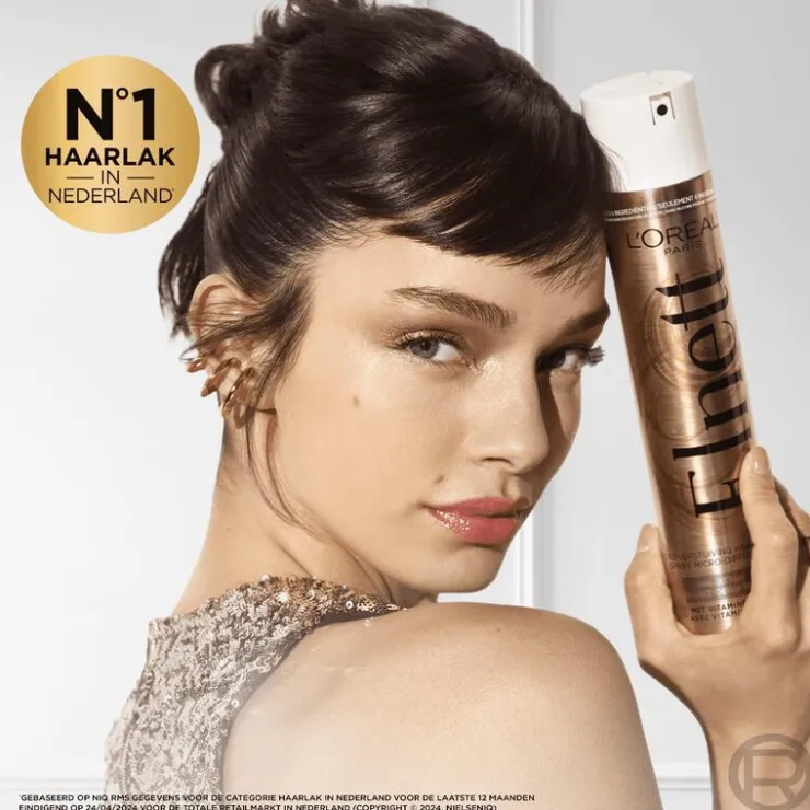 L'Oréal Paris Elnett Shine Sterke Fixatie Haarlak 200ML