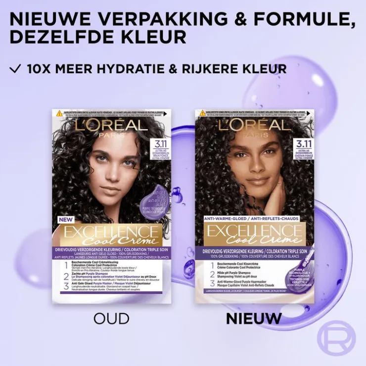 L'Oréal Paris Excellence Cool Creams Permanente Haarverf