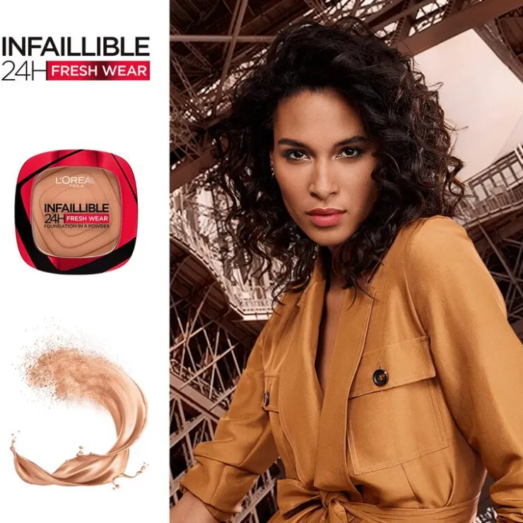 L'Oréal Paris Infaillible 24H Fresh Wear Foundation in a Powder
