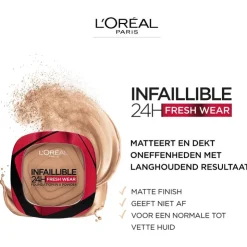 L'Oréal Paris Infaillible 24H Fresh Wear Foundation in a Powder
