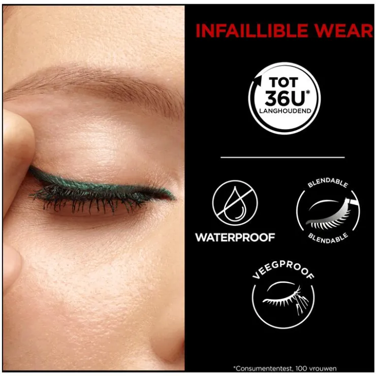 L'Oréal Paris Infaillible 36H Grip Gel Automatic Waterproof Eyeliner Grey Eyeliner 5 GR