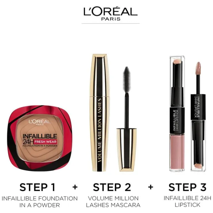 L'Oréal Paris Infaillible 24H Fresh Wear Foundation in a Powder