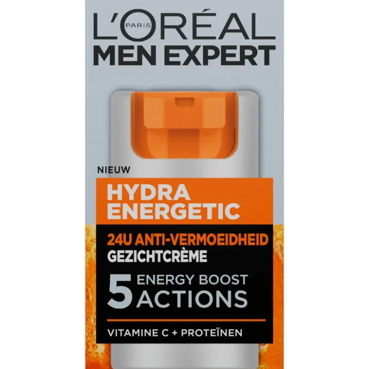 Heren L'Oréal Paris Men Expert Hydra Energetic Hydraterende Gezichtscrème 50 ML