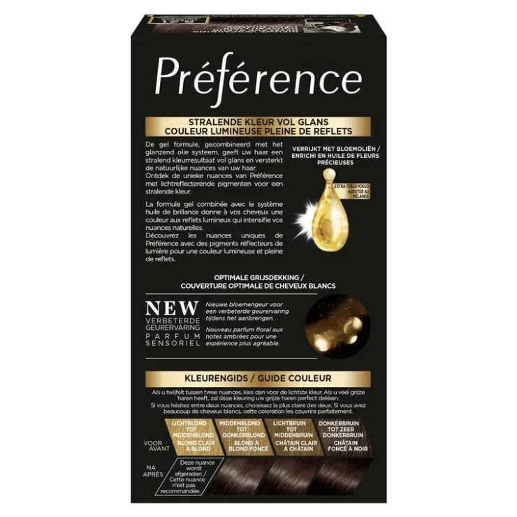 L'Oréal Paris Préférence 5.21 Koel lichtbruin