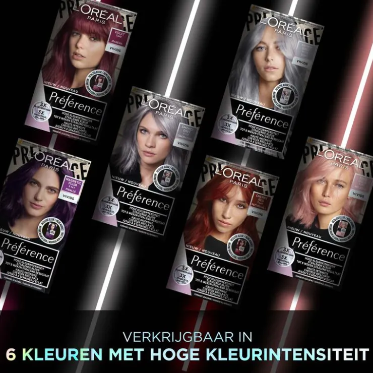 Preference L'Oréal Paris Préférence Haarverf 3.161 Les Vivids Magnetic Plum