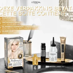 L'Oréal Paris Préférence Le Blonding Permanente Haarverf Ultra Licht Parelmoer Asblond
