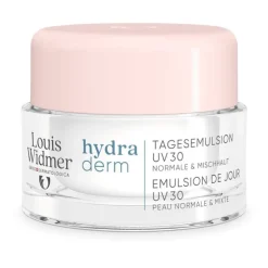 Louis Widmer Hydraderm Dagemulsie UV SPF30 Zonder Parfum 50 ML