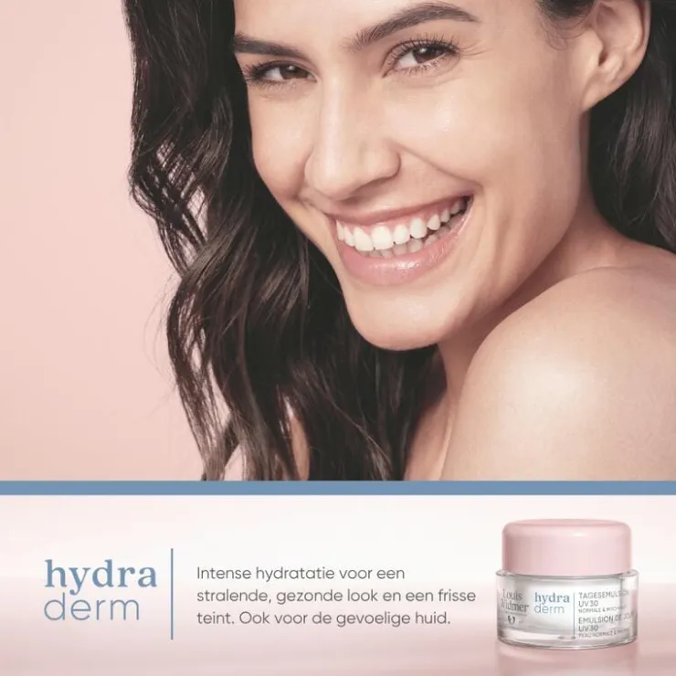 Louis Widmer Hydraderm Dag Fluide SPF15 Zonder Parfum 50 ML