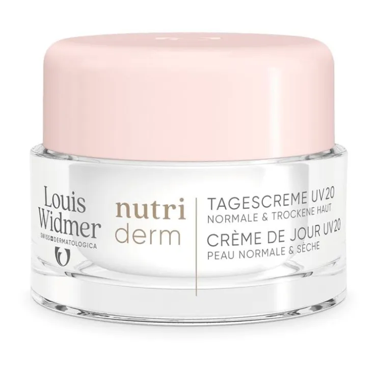 Louis Widmer Nutriderm Dagcrème UV SPF 20 Licht Geparfumeerd 50 ML